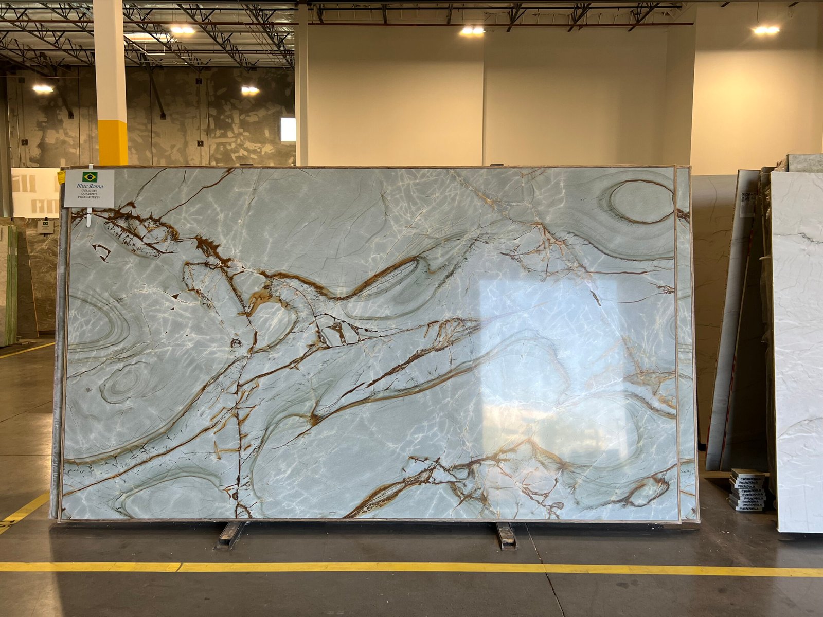 Installed Blue Roma Blue Roma | Stone Slab Store
